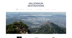Desktop Screenshot of millennium-destinations.com