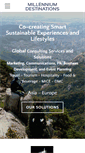 Mobile Screenshot of millennium-destinations.com